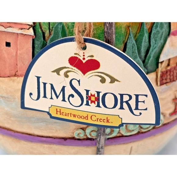 JIM SHORE Snowman's Best Friend w/ Dog Figurine Heartwood Creek 4008111 NOB 2007 - Picture 11 of 16